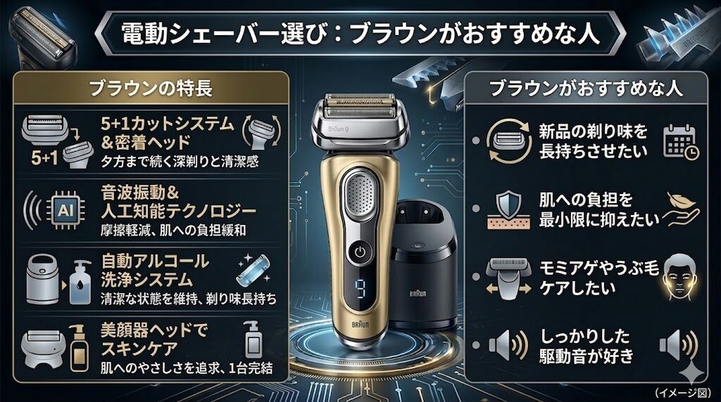 ブラウンの特長とおすすめな人