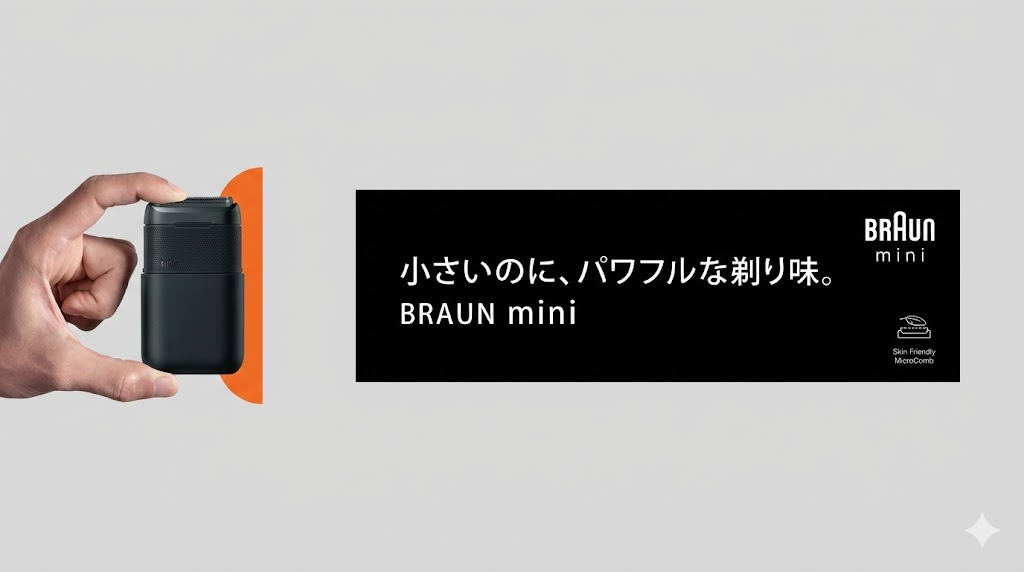 ブラウンモバイルシェーバー(ブラウンミニ)