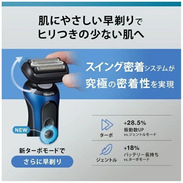 ブラウンシリーズ6早剃り
