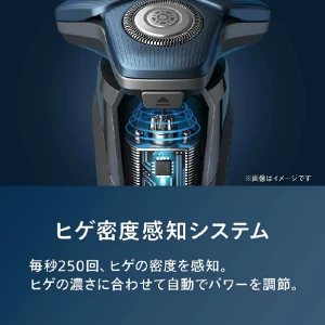 フィリップスS7000 ヒゲ密度感知システム
