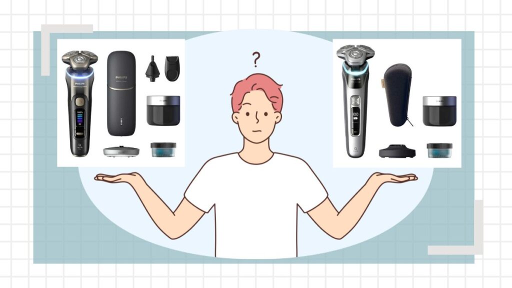 フィリップスi9000プレステージウルトラとi9000プレステージの違いを比較