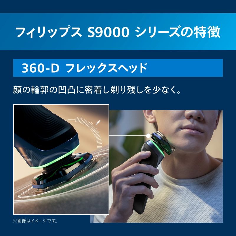 フィリップスS9000シリーズ 360-Dフレックスヘッド