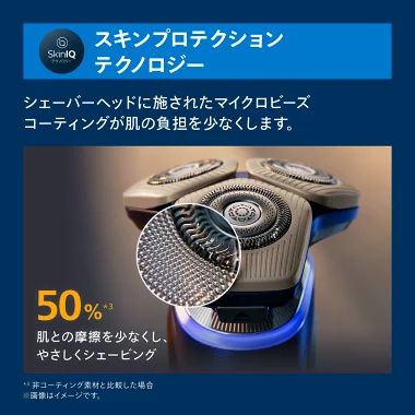 フィリップスS9000スキンプロテクションテクノロジー