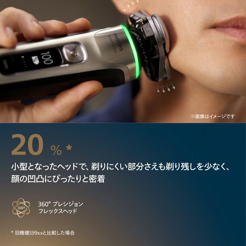 フィリップスi9000プレステージ 360°プレシジョンフレックスヘッド