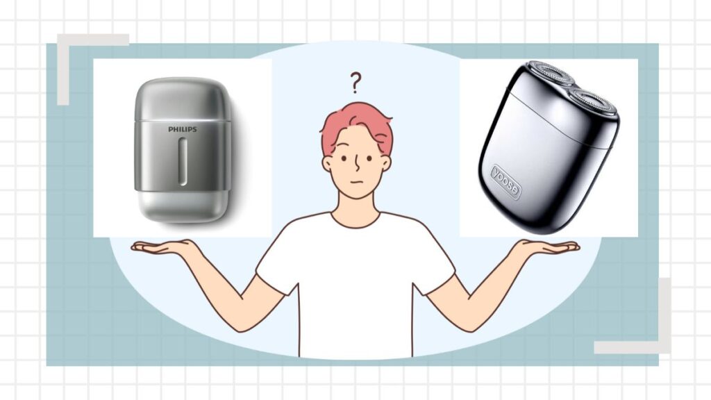 フィリップス700シリーズとyooseMINIシェーバーを比較