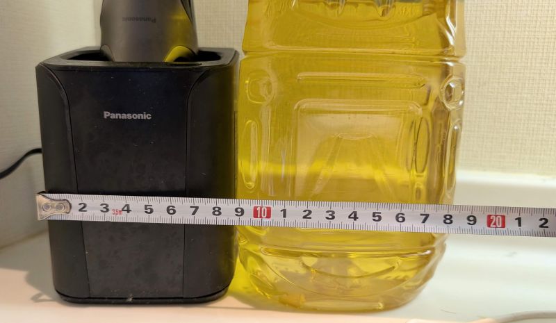 ラムダッシ洗浄機と2Lペットボトル比較