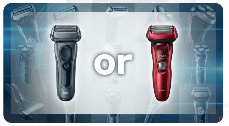 日立とブラウン、どっちのシェーバーを選ぶべき?