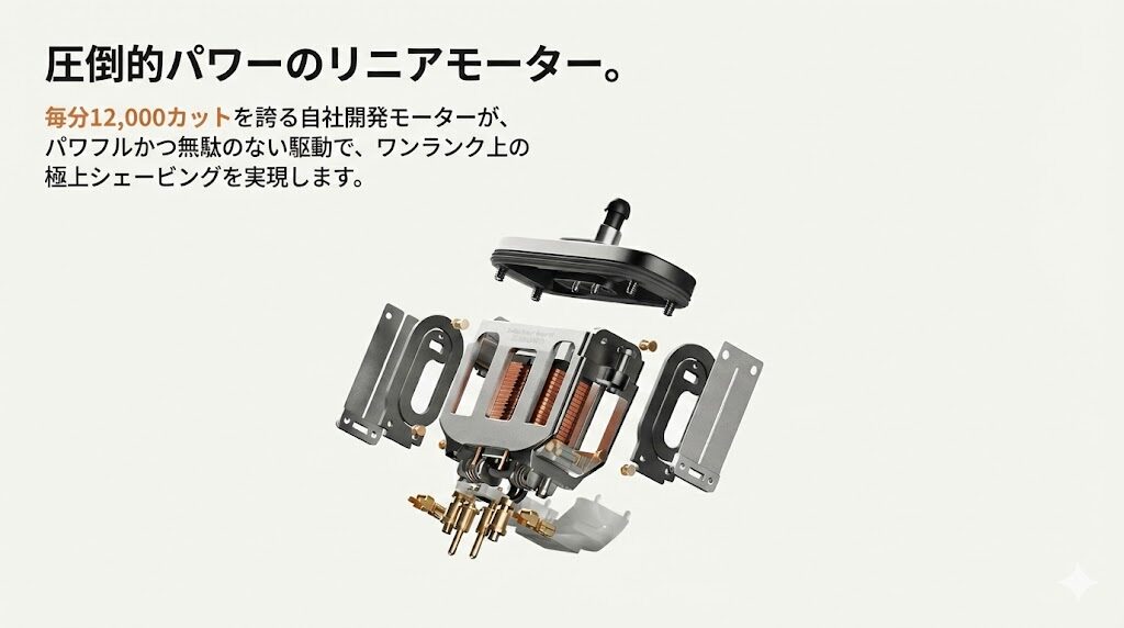 ライフェンT1Pro圧倒的パワーのリニアモーター