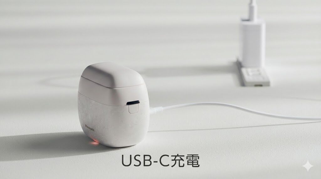 ES-PV3AのUSB-C充電