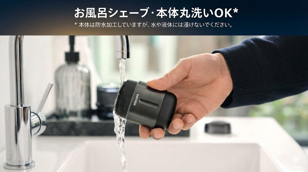 フィリップス700シリーズ防水・お風呂剃り