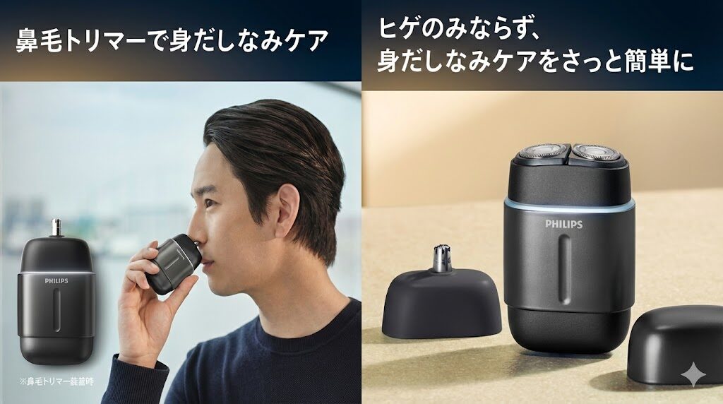 フィリップス700シリーズ、鼻毛トリマー