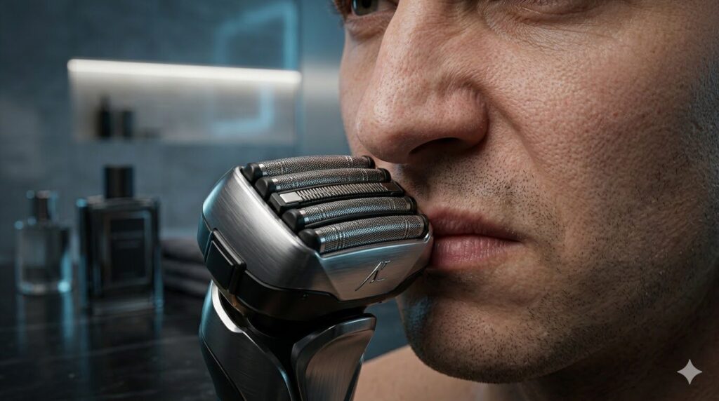 ラムダッシュPRO6枚刃は鼻の下が剃りにくい