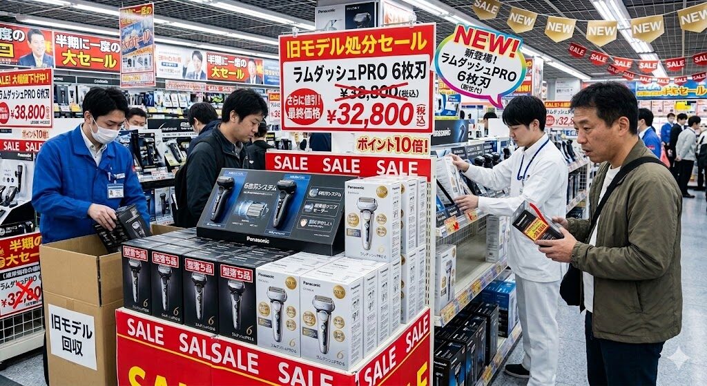 ラムダッシュPRO6旧モデル処分セール