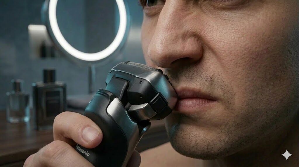 ヘッドが大きいラムダッシュPRO6だと鼻の下などが剃りにくい