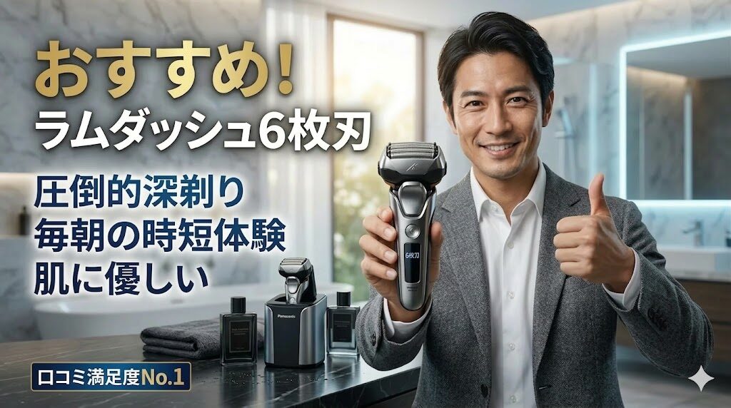 ラムダッシュ6枚刃がおすすめな人