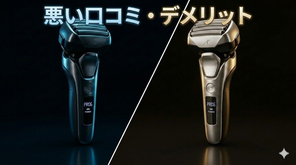 ラムダッシュPRO6枚刃のデメリット