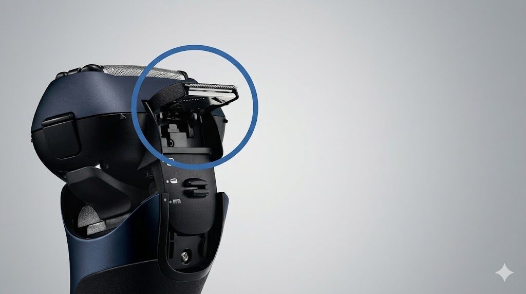 ES-PV70にはキワゾリ刃がない