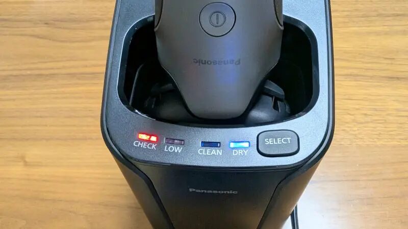 ラムダッシュの全自動洗浄機