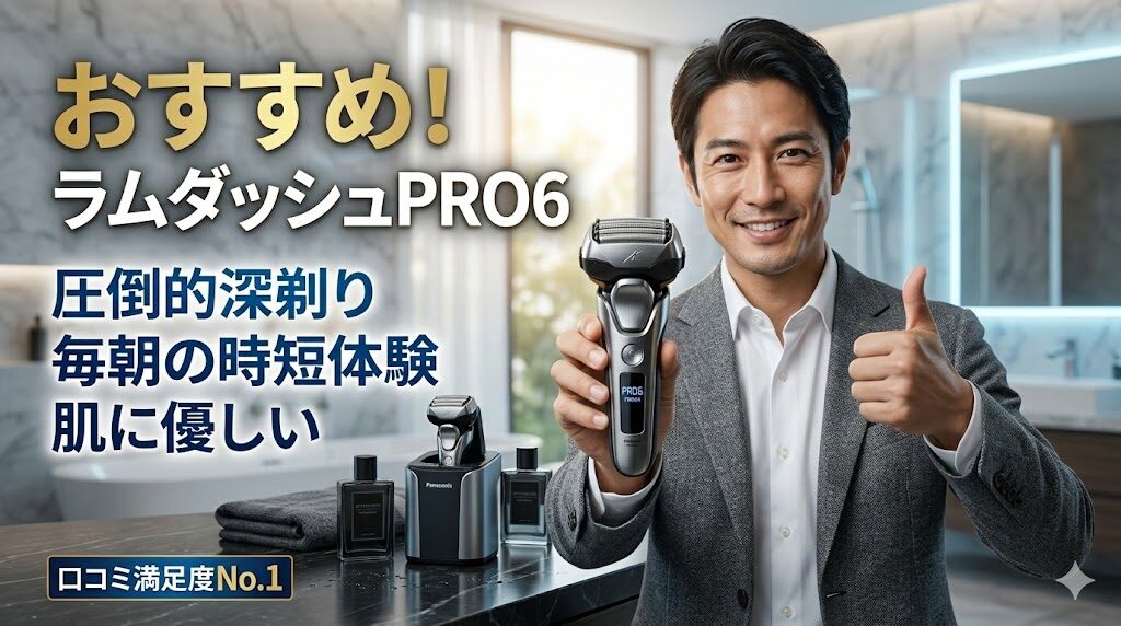 ラムダッシュPRO6枚刃をおすすめする人