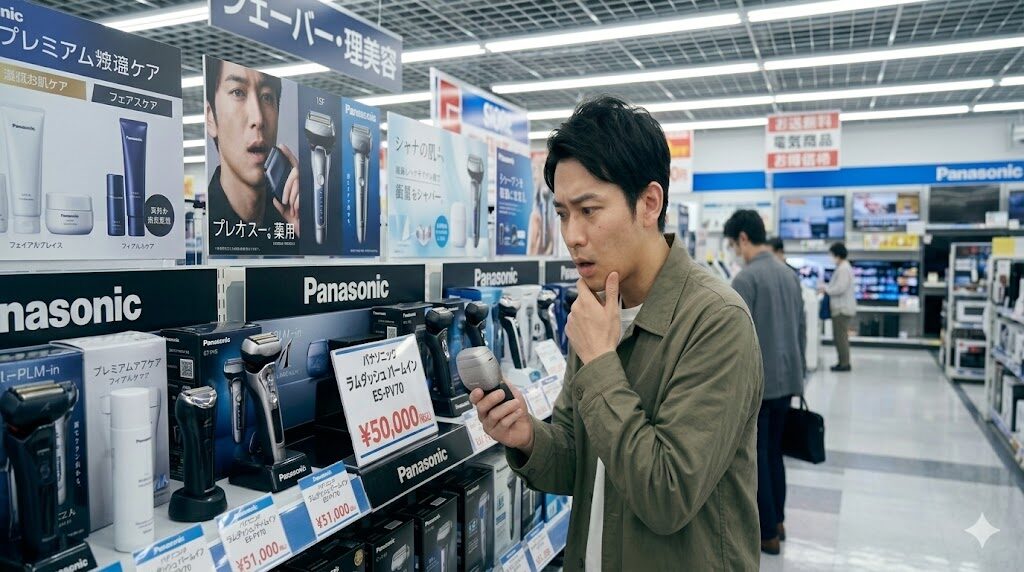 家電量販店でES-PV70を探す人