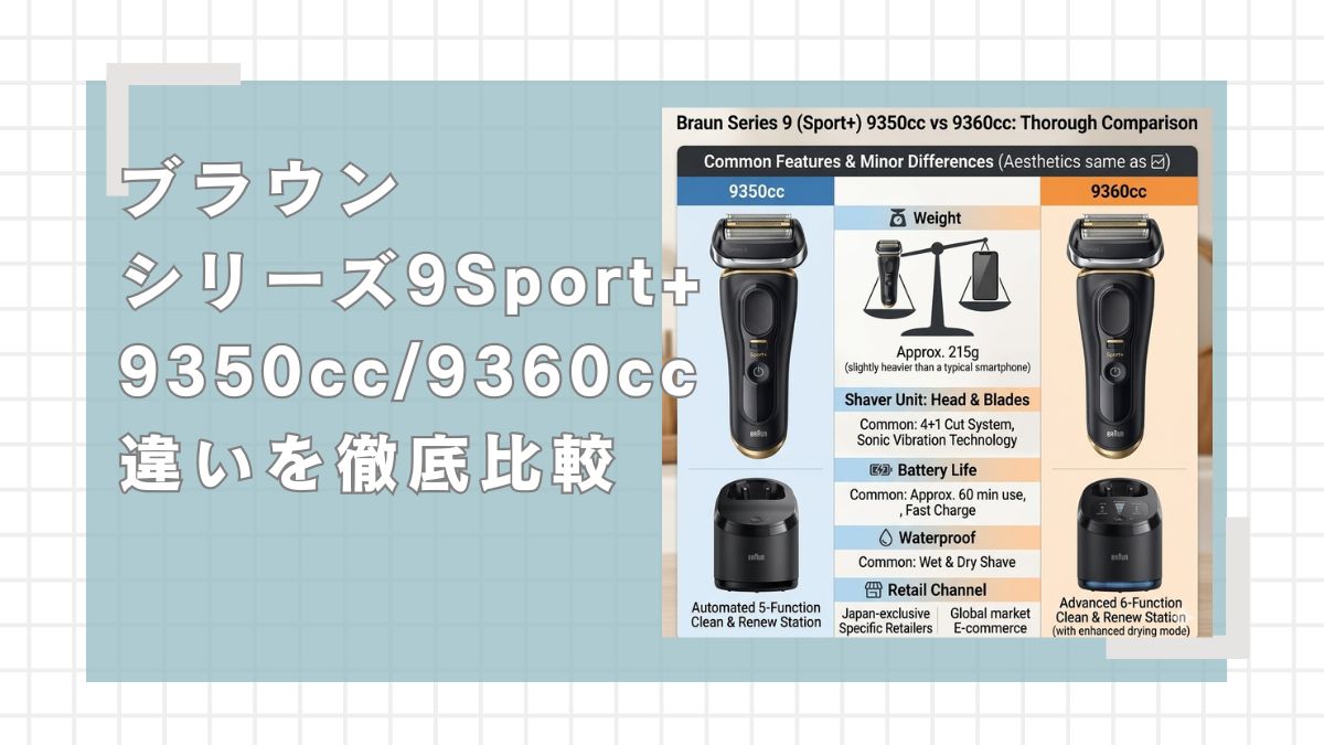 BRAUN Series9 9360cc-V アルコール洗浄システム付きモデル 【公式通販】