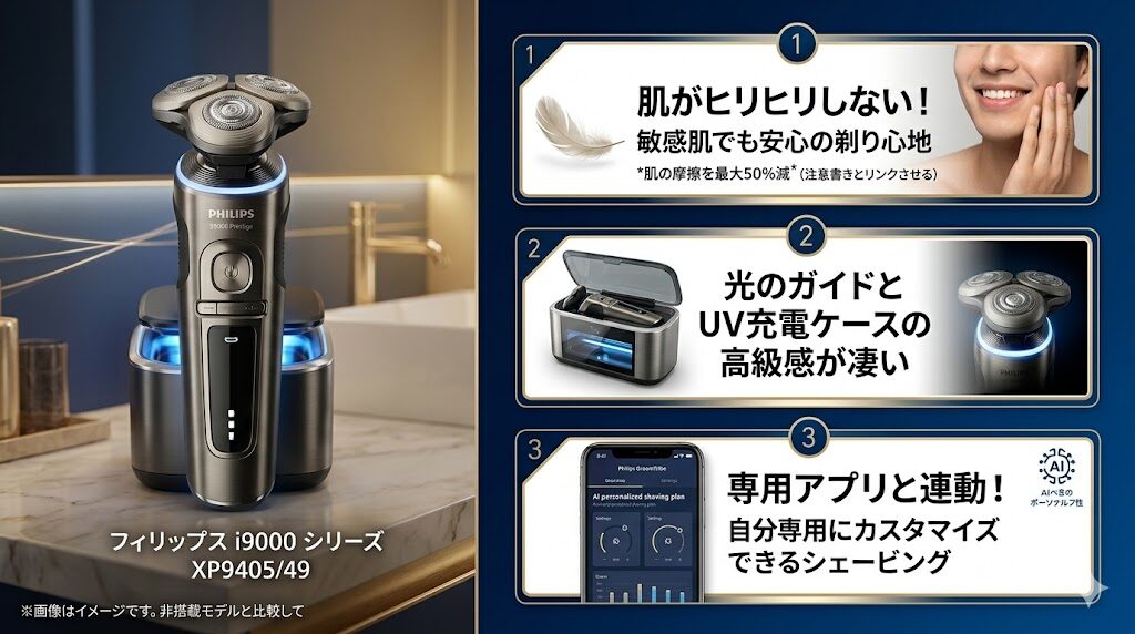 フィリップスi9000シリーズ XP9405/49の良い口コミ