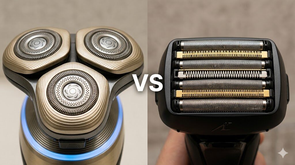 電気シェーバー回転式vs往復式