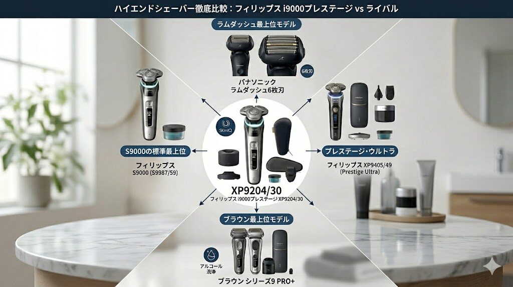 フィリップスi9000プレステージXP9204/30とよく比較される機種