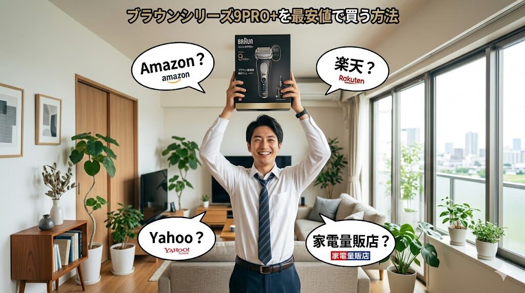 ブラウンシリーズ9PRO+を最安値で買う方法