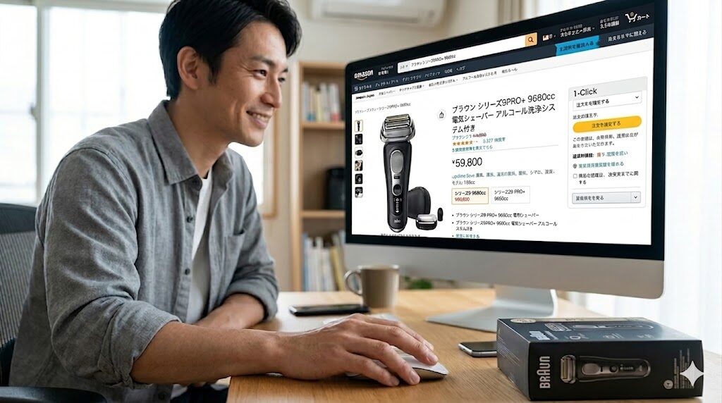 Amazonでブラウンシリーズ9PRO+を買う