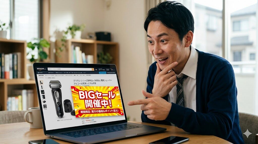 ブラウン9680ccを買うのに大型セール時期を狙う