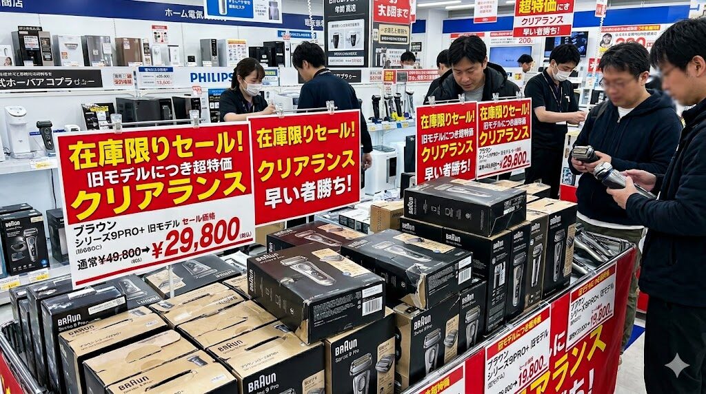 ブラウンシリーズ9PRO+型落ちセール価格