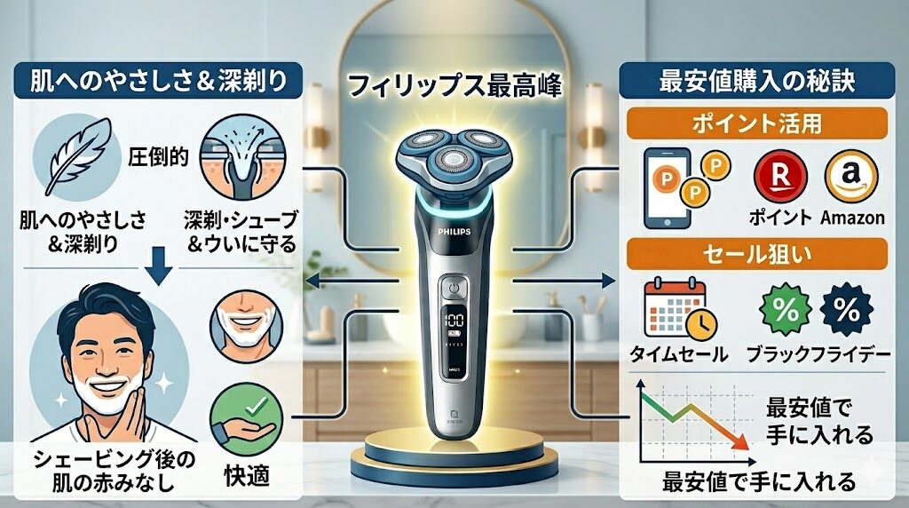 フィリップスi9000プレステージウルトラを最安値で手に入れよう