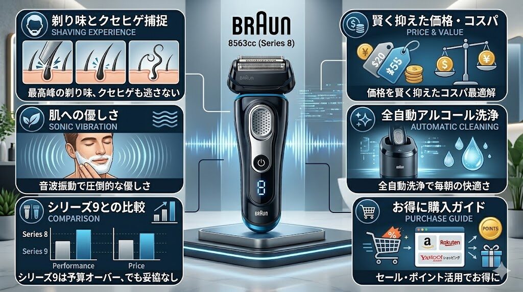 ブラウンシリーズ8「8563cc」はコスパと性能の最適解