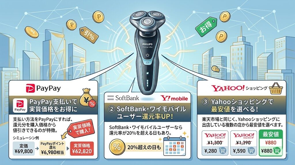 フィリップスi9000プレステージウルトラをYahooショッピングで買うメリット