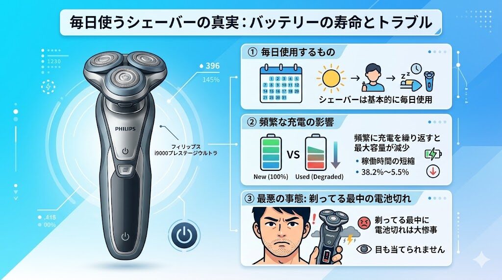 中古品i9000プレステージウルトラはバッテリー劣化に注意