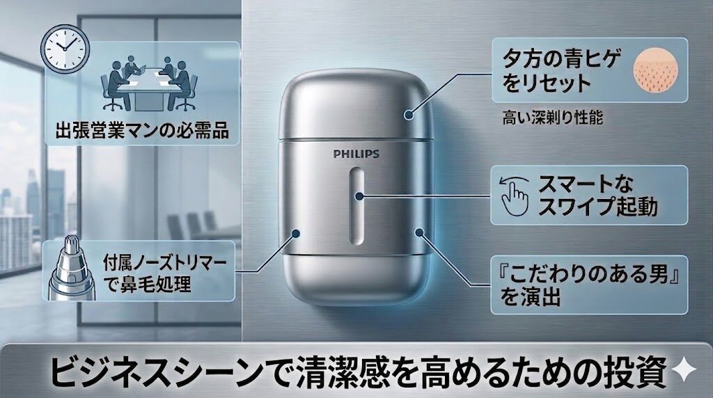 ビジネスシーンで使うなら、フィリップス700シリーズがおすすめ