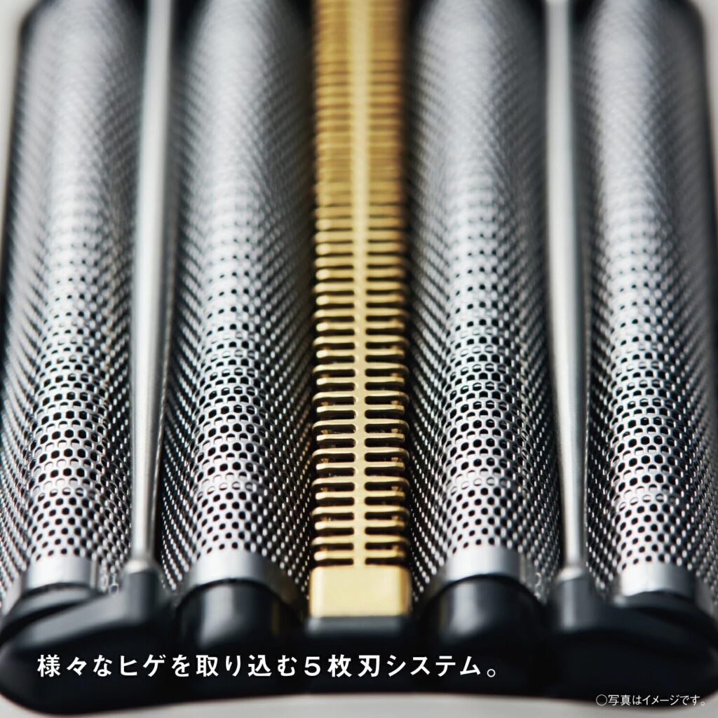 パームインES-P550UとES-P530Uの5枚刃システム