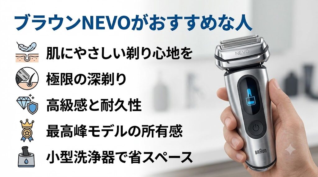 ブラウンNEVOがおすすな人