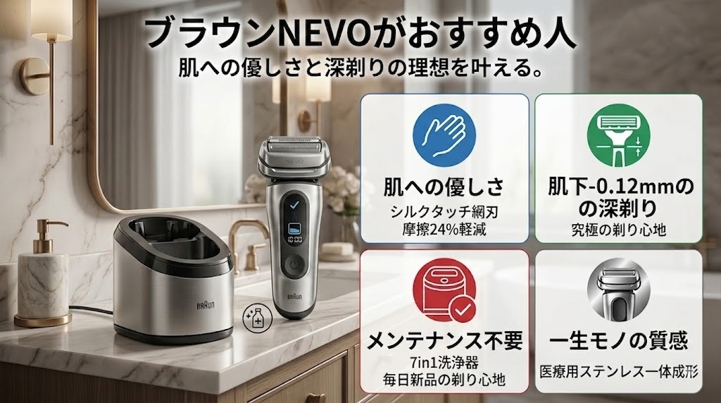 ブラウンNEVOがおすすめな人