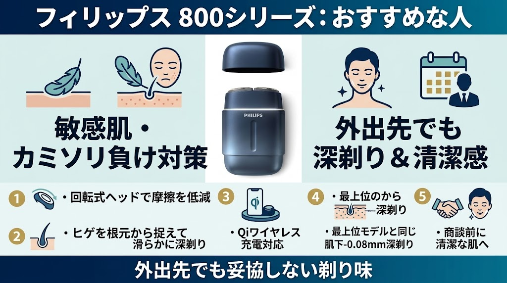 フィリップス800シリーズがおすすめな人